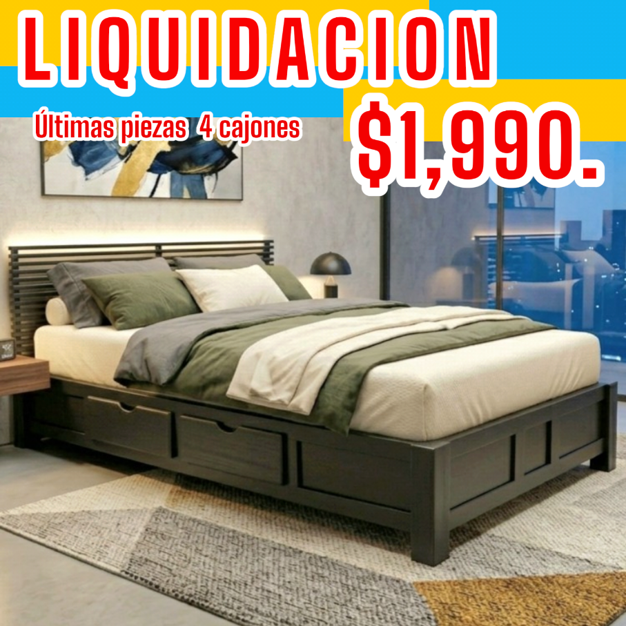 base con 4 cajones LIQUIDACION